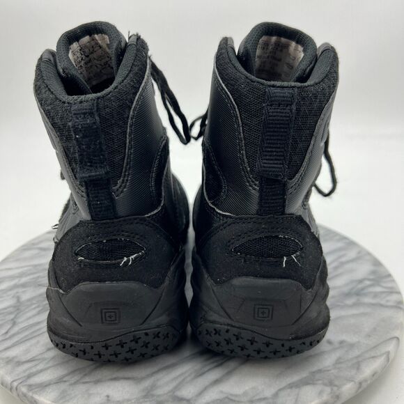 5.11 Tactical Boots Mens 9.5 Halcyon Stealth Black Waterproof Military Mid Top main image 12